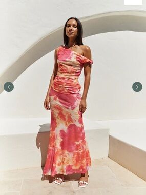 Fortunate One Mimosa Moment Maxi Dress Pink